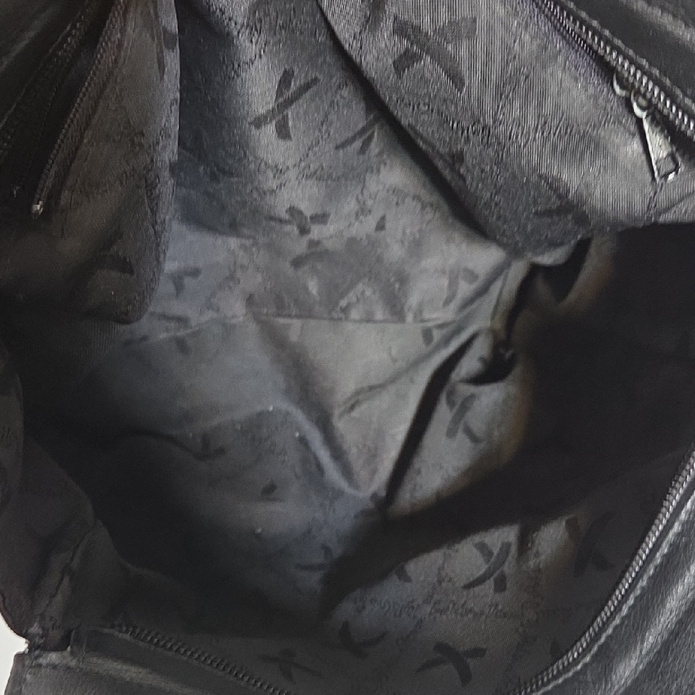 Paloma Picasso Black Shoulder Bag with Gold Logo - Picture 15 of 16